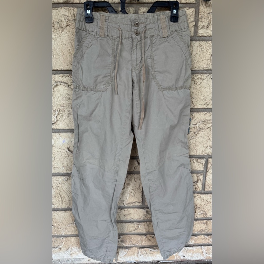 Michael Kors Cargo Drawstring Pants Capri Size 2